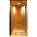 Miroir en titane Décoration en bois en acier inoxydable Villa Résidentiel Home Alevator Cabin Lift